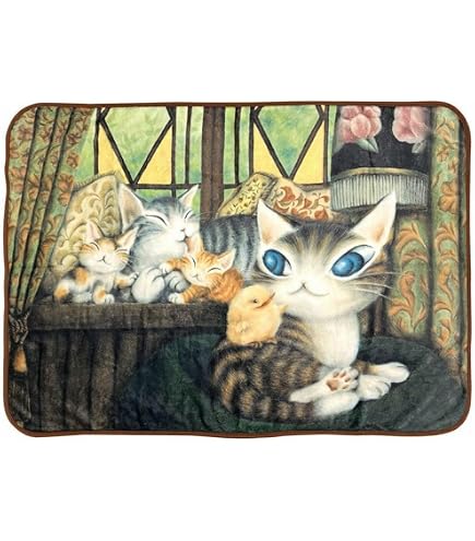 Amazon｜[わちふぃーるど] 猫のダヤン ダヤン アートの色彩美 ふわふわ